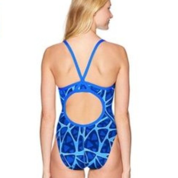 Speedo Caged Out Fly back Endurance+ One Piece - Picture 3 of 11